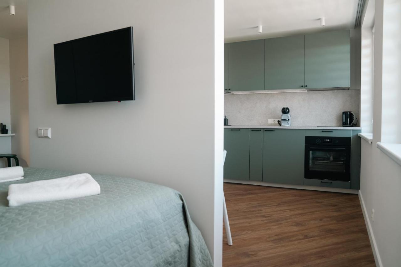 Grey Green Studio Apartment Бирштонас Экстерьер фото